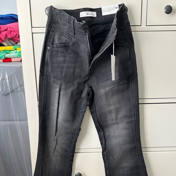 KanCan 5/26 Flare Gray Jeans Pants - Picture 2 of 6